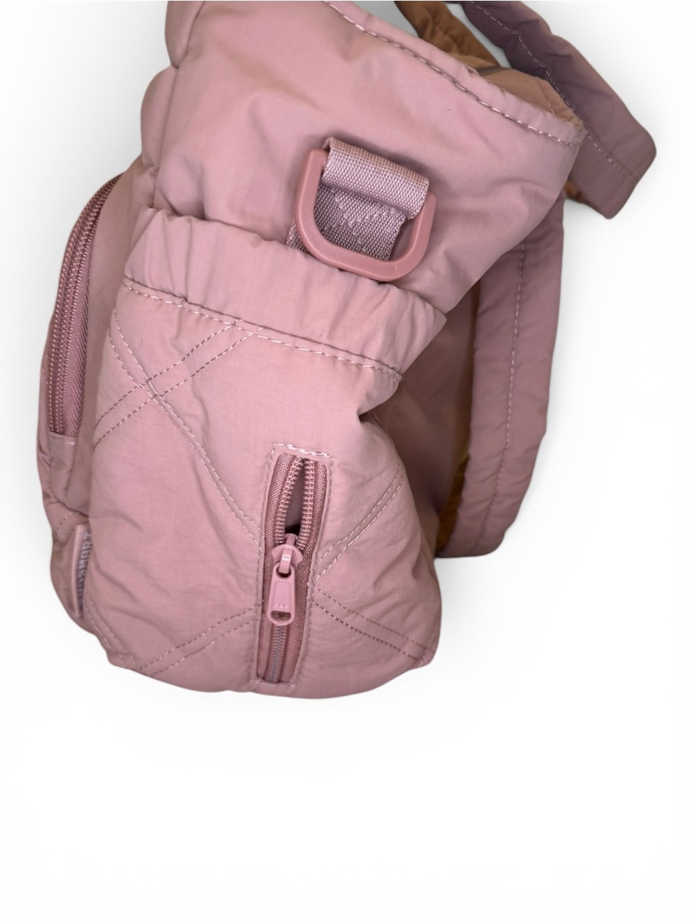 BAGSMART Dusty Rose Quilted Diaper Bag Tote - Picture 4 of 4